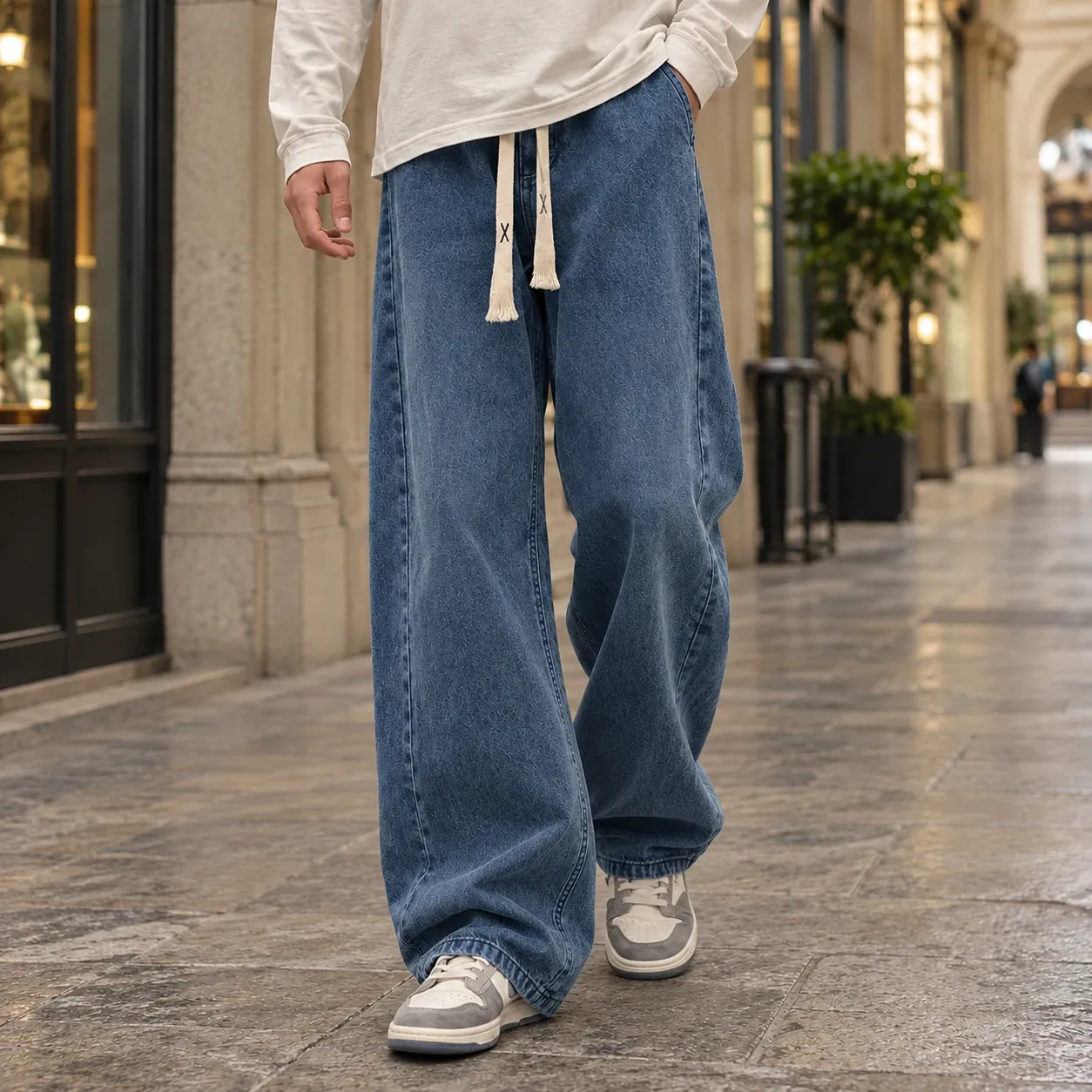 Marcus-Hayes Wide Leg Jeans — source gallery photograph 4