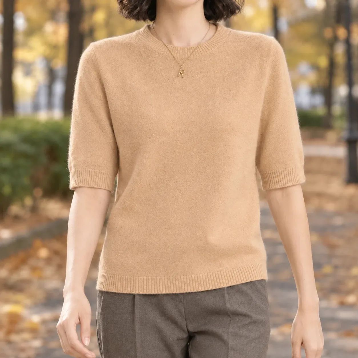Adrienne Crew Neck Sweater — source gallery photograph 6