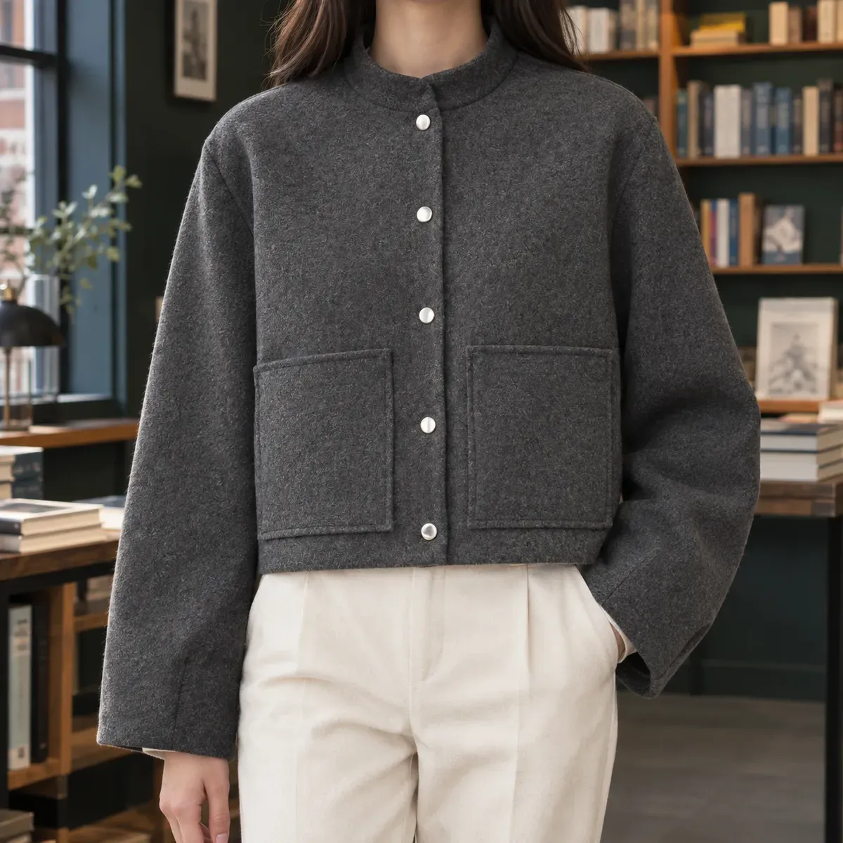 Philippa-Skye Patch Pocket Jacket — gallery photograph 1