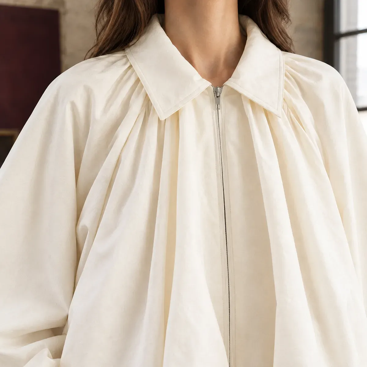 Manon-Elise Balloon Jacket — detail