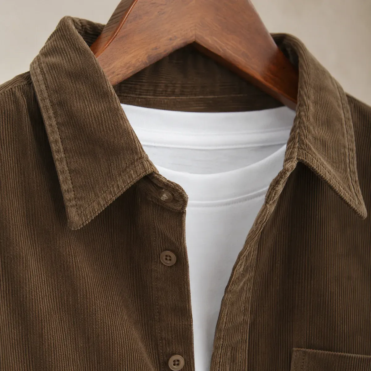 Quentin Corduroy Shirt — detail