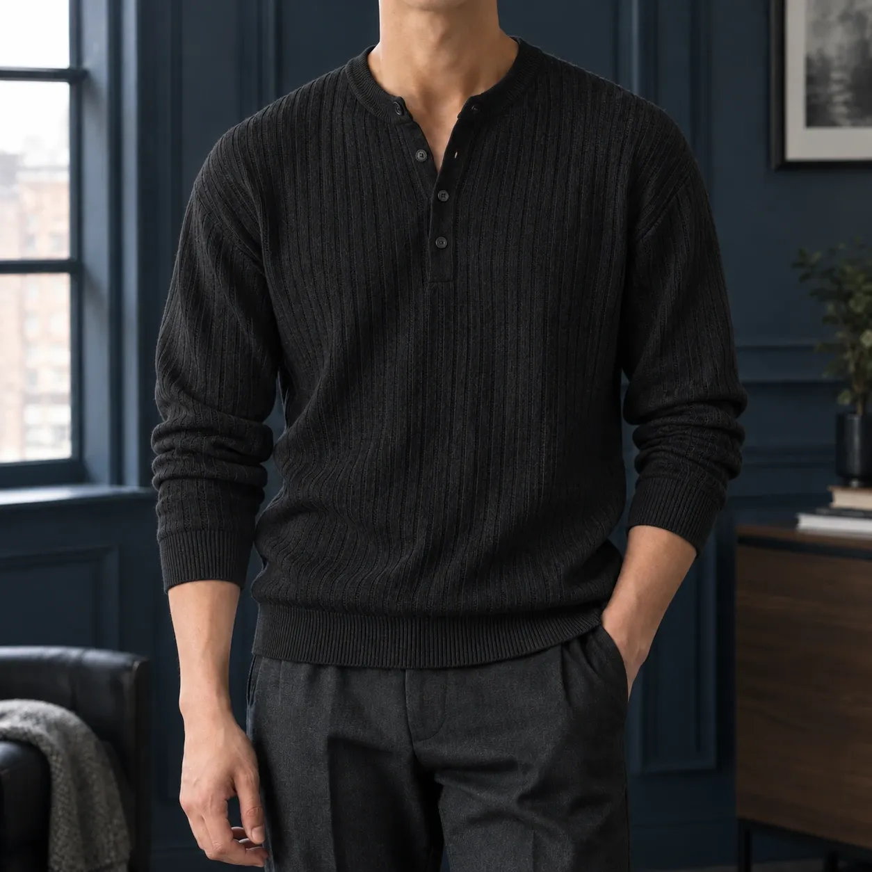 Nico Ribbed Sweater — source gallery photograph 3