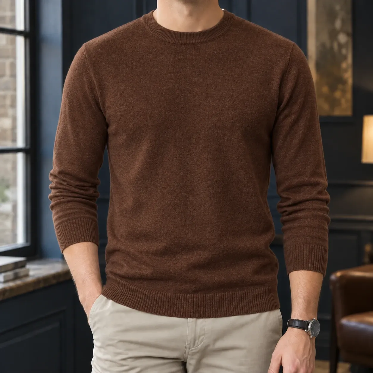 Olivier-Miles Round Neck Sweater — source gallery photograph 5