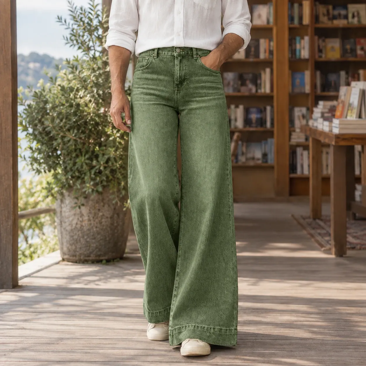 Alphonse Wide Leg Jeans — source gallery photograph 4