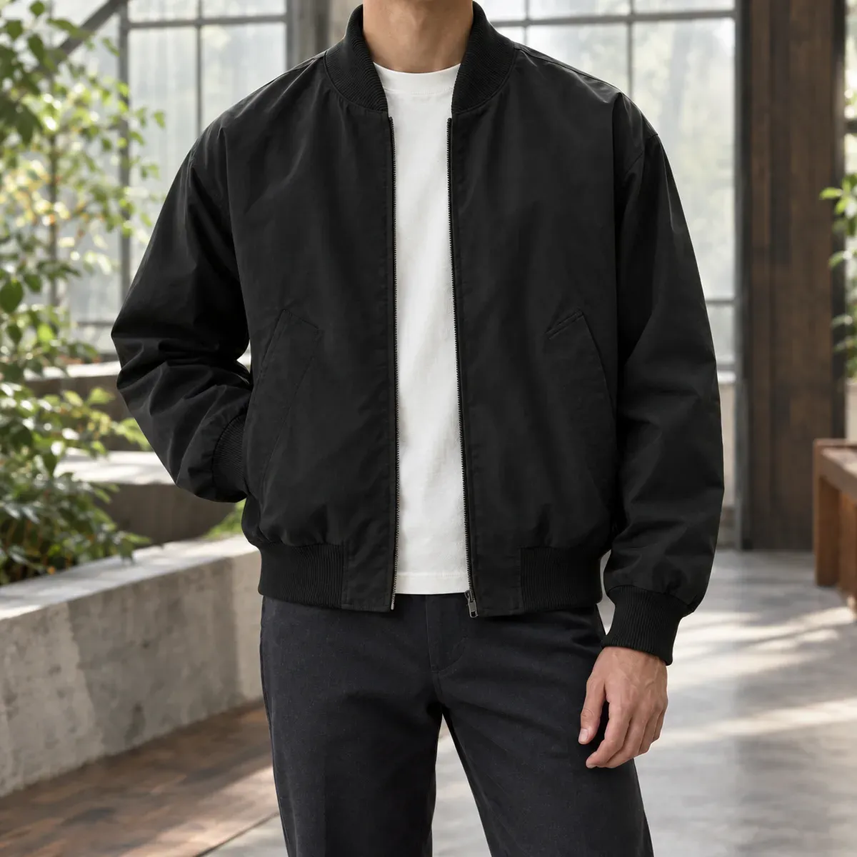 Duarte Bomber Jacket in Black