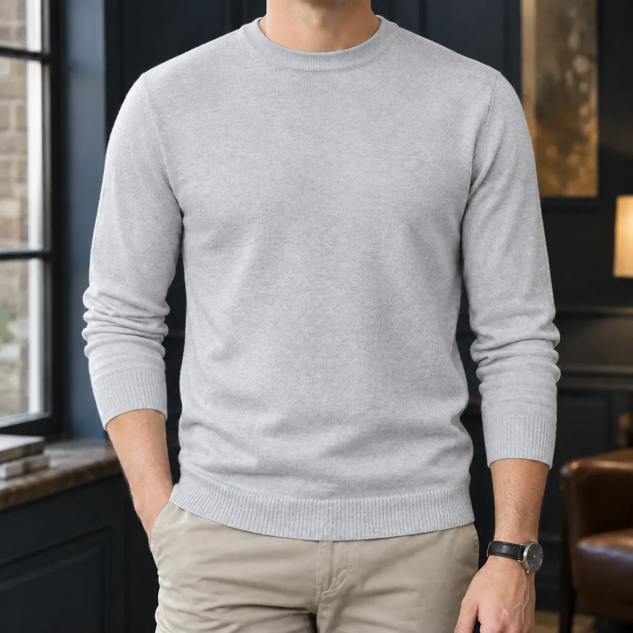 Olivier-Miles Round Neck Sweater — source gallery photograph 7