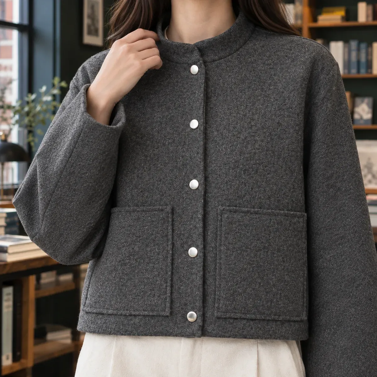 Philippa-Skye Patch Pocket Jacket — detail
