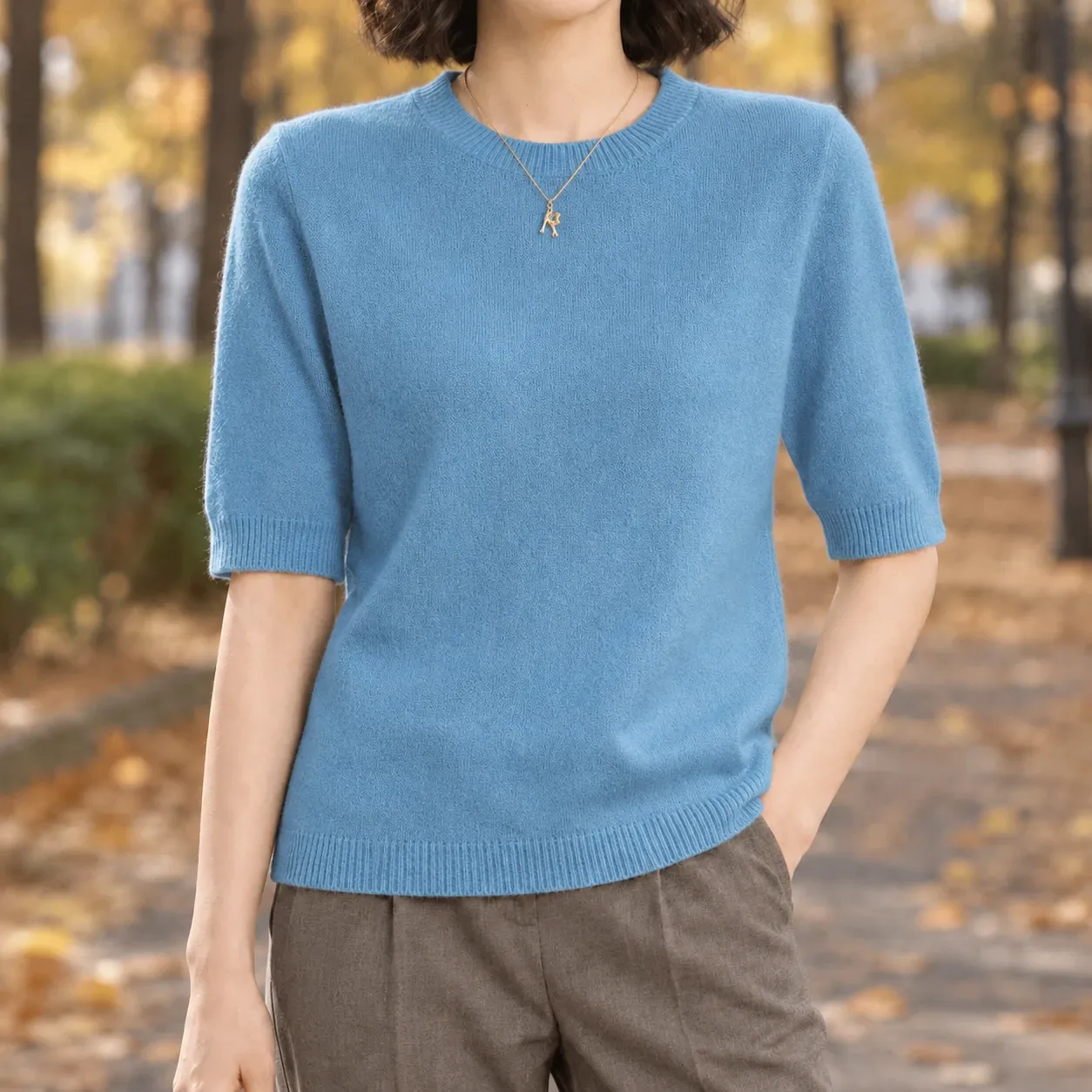 Adrienne Crew Neck Sweater — source gallery photograph 5