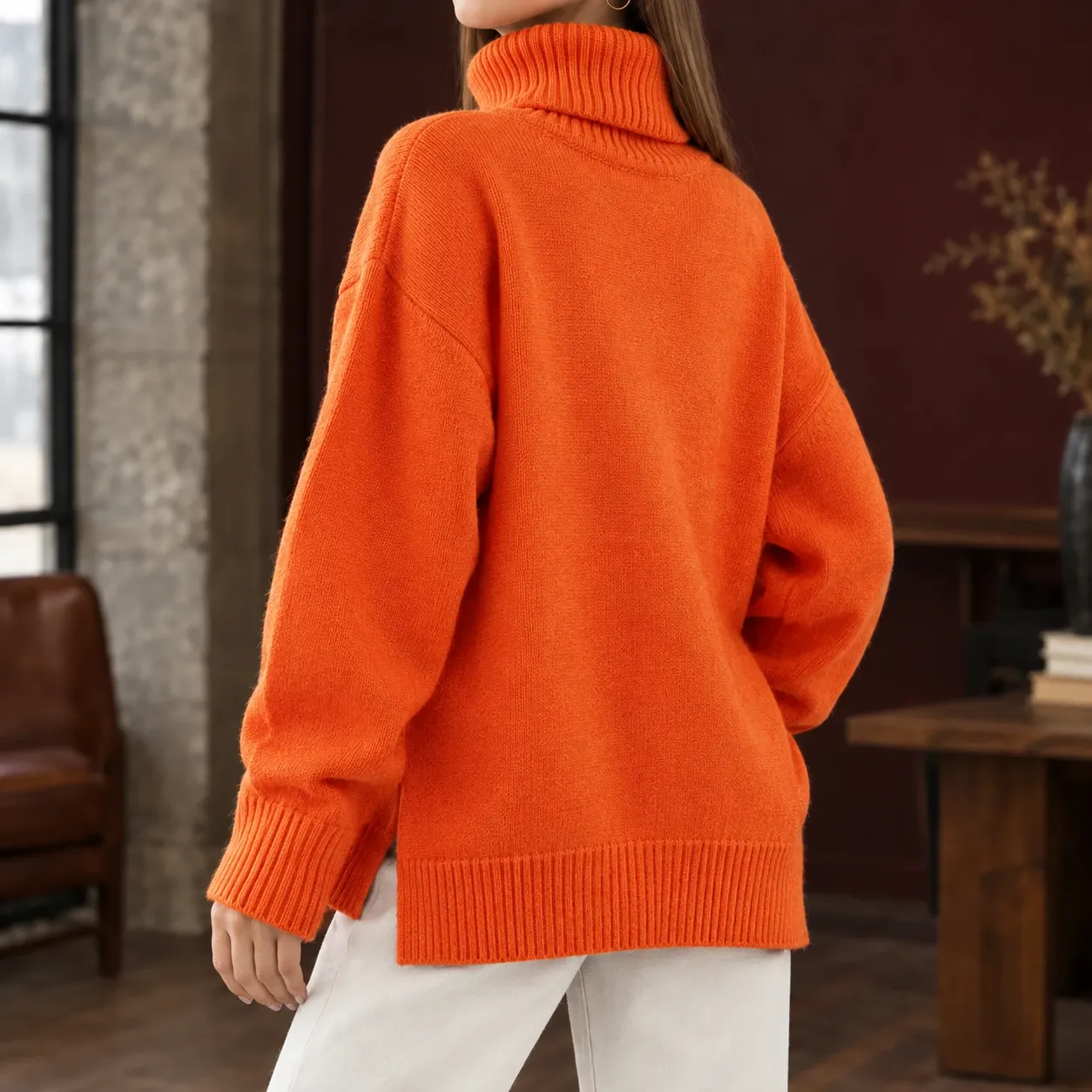 Celeste Turtleneck Sweater — source gallery photograph 7