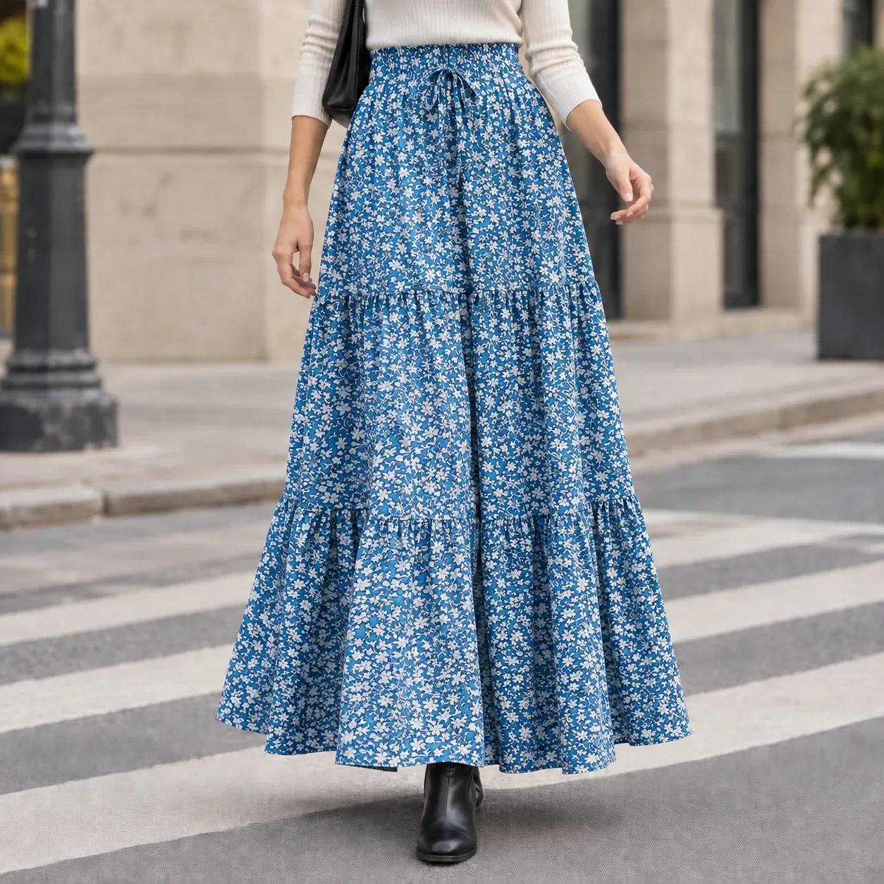 Guinevere Tiered Maxi Skirt — source gallery photograph 6