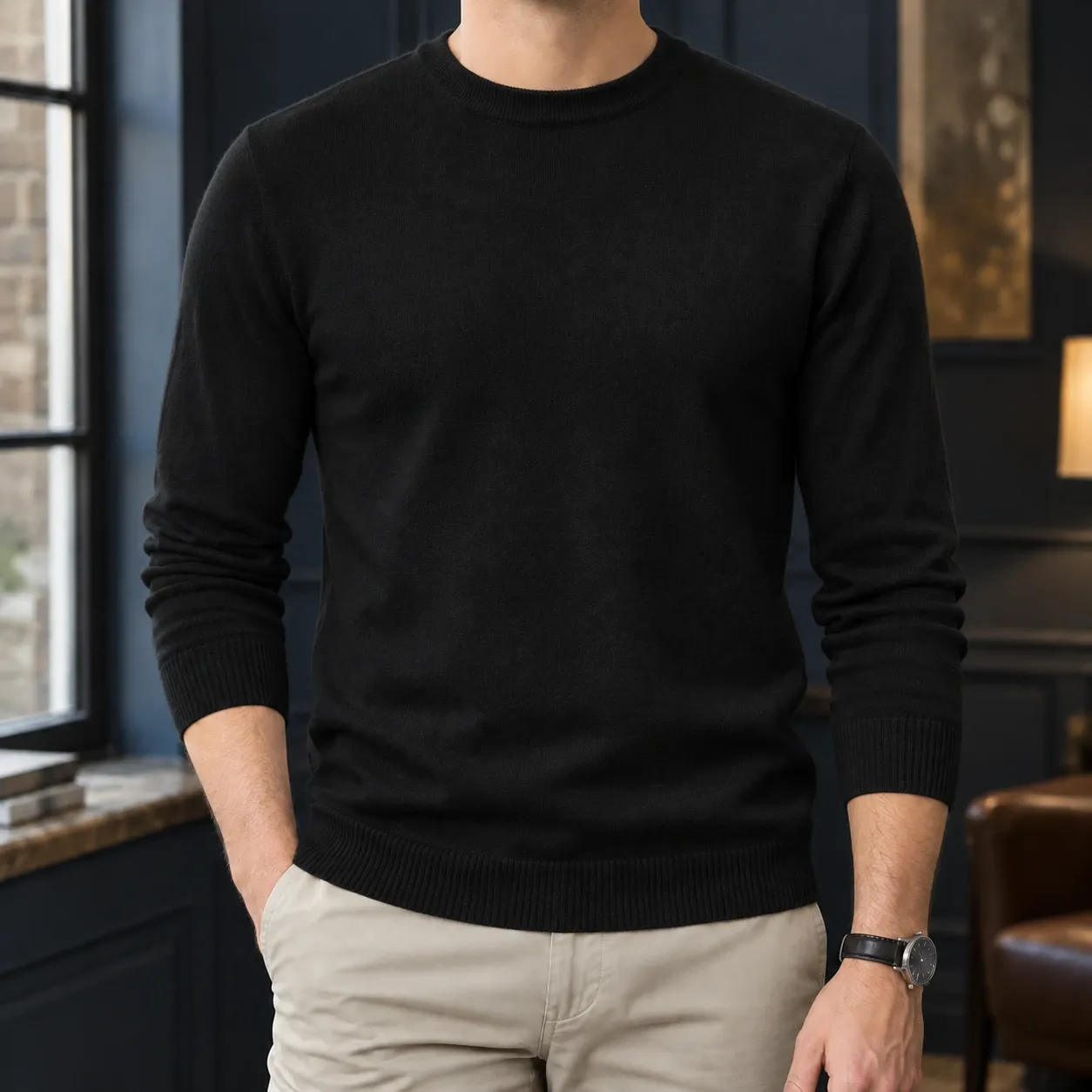 Olivier-Miles Round Neck Sweater — source gallery photograph 6